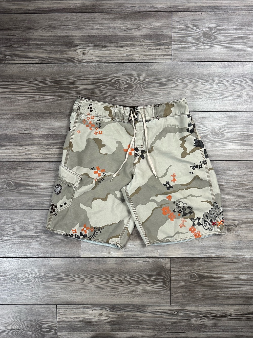 Y2K Billabong Surf Sand Camo Board Shorts